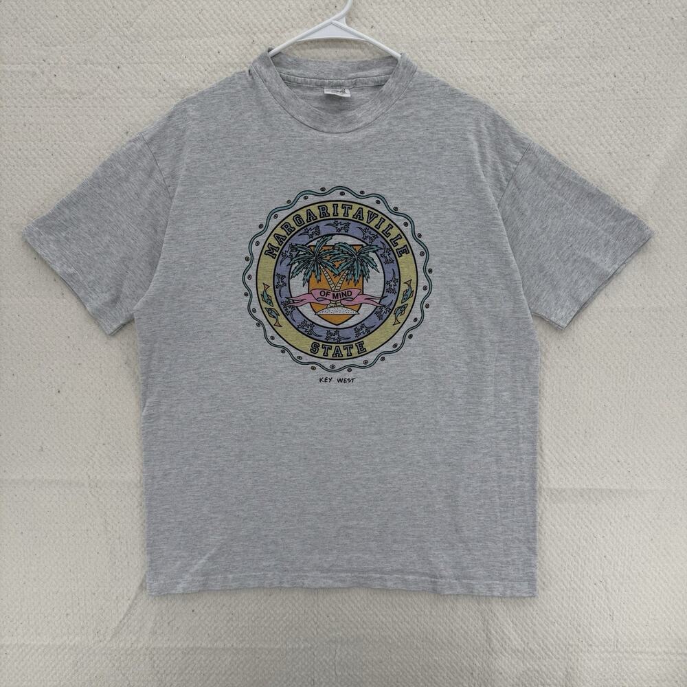 Vintage Anvil Jimmy Buffett XL T-Shirt 90s Margaritaville Key West Single Stitch